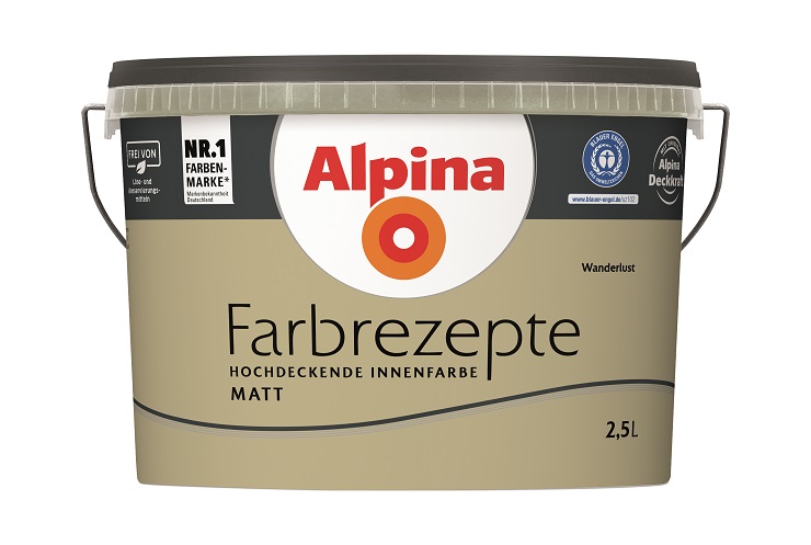 Alpina Farbrezepte Wanderlust - Innenfarbe