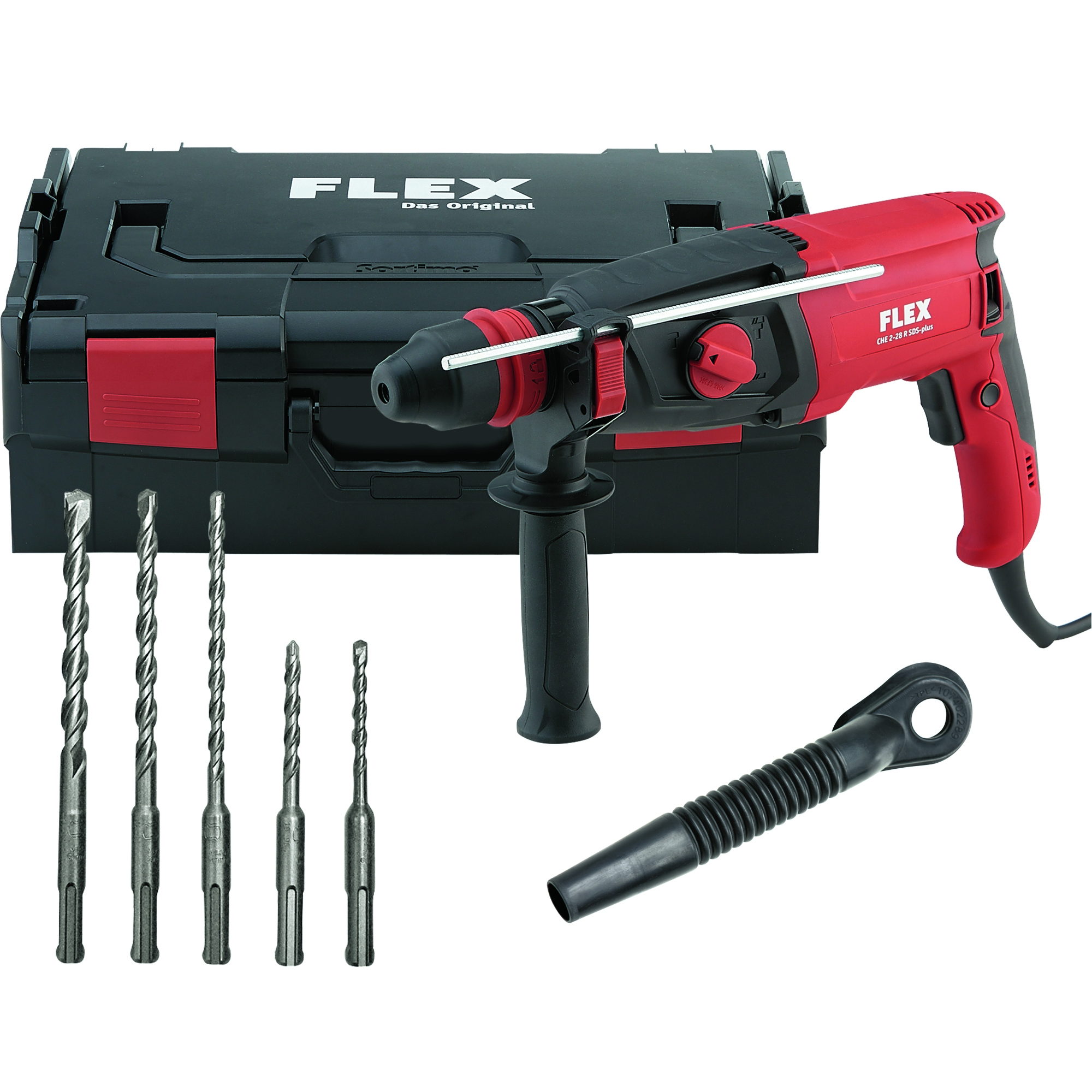 Flex AKTION Kombihammer CHE 2-28 SDS Plus 230/CEE + SAD BS D32 + HD 2-C SET #531030