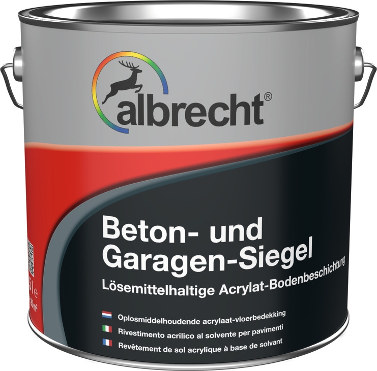 Albrecht® Beton- und Garagen Siegel RAL 7001 - silbergrau