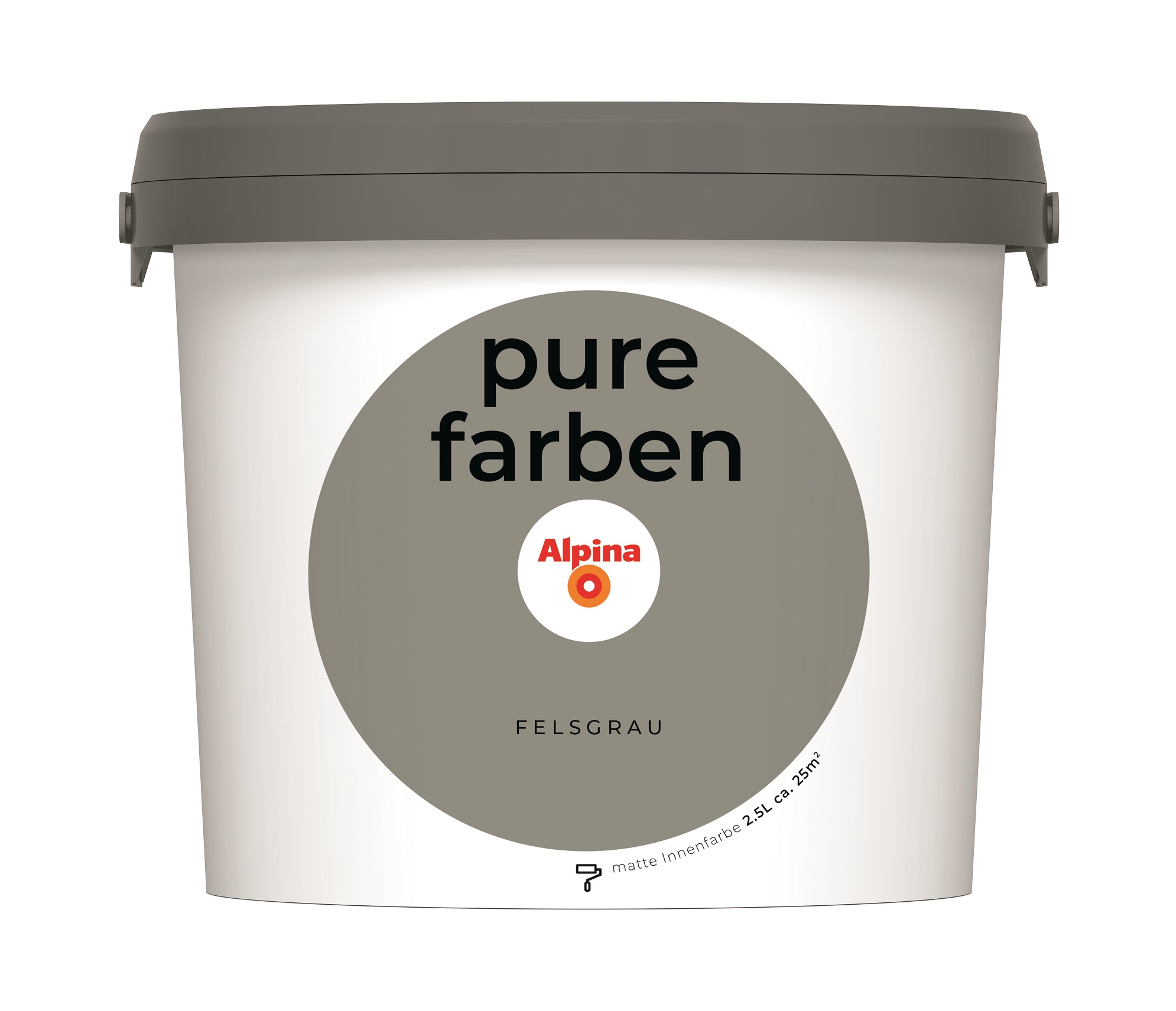 Alpina Pure Farben Felsgrau 2,5L