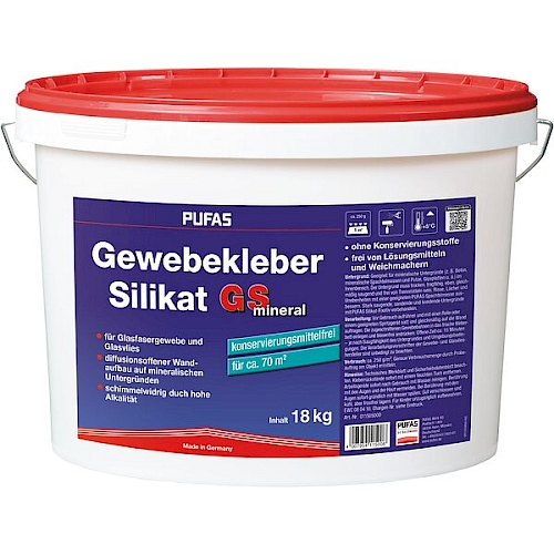 PUFAS Gewebekleber Silikat GS mineral 18 kg