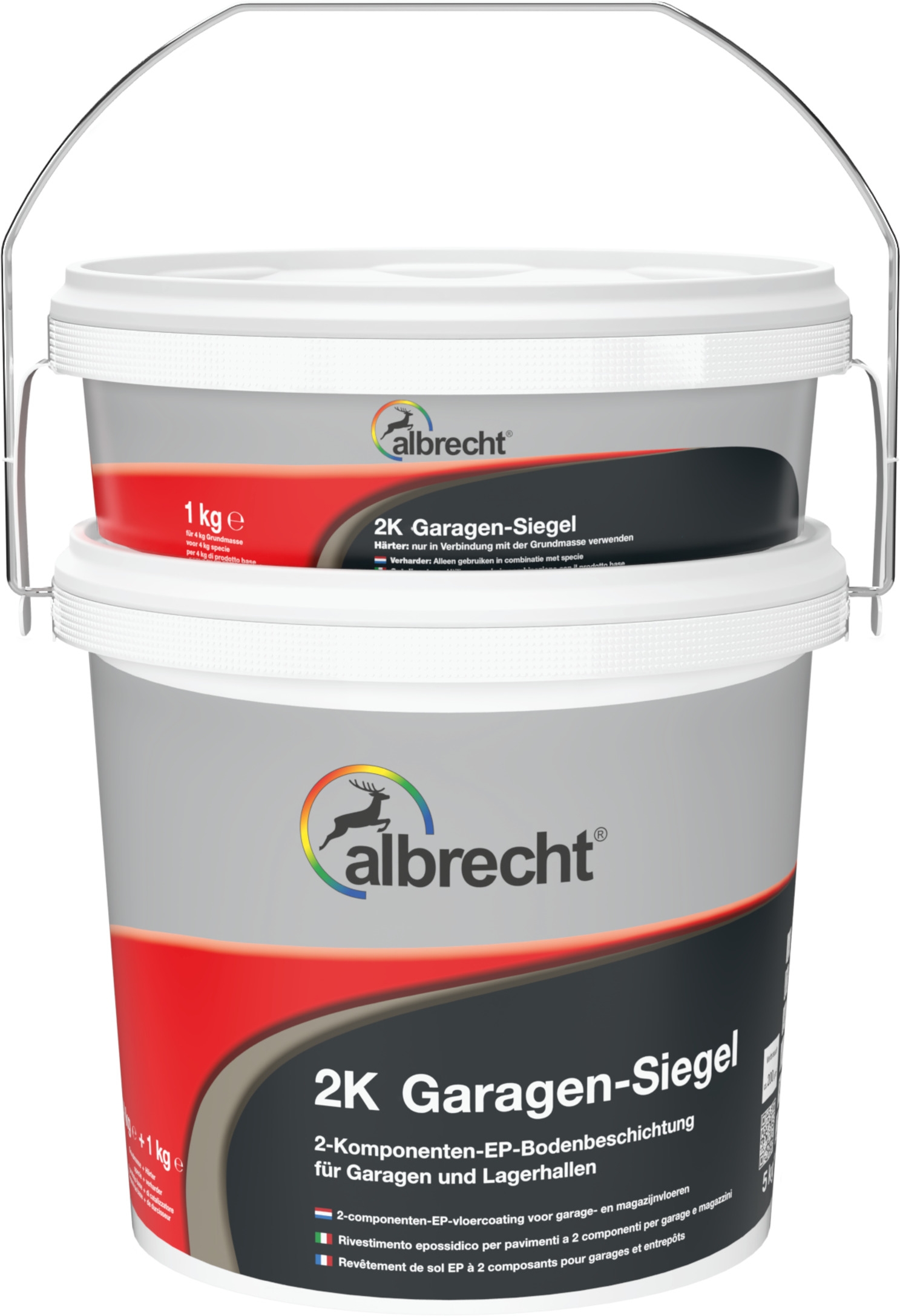 Albrecht 2K Garagen-Siegel RAL 7030 Steingrau 5 kg