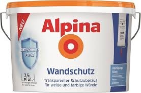 Alpina Wandschutz – transparenter Schutzüberzug mit Anti-Schmutz-Effekt