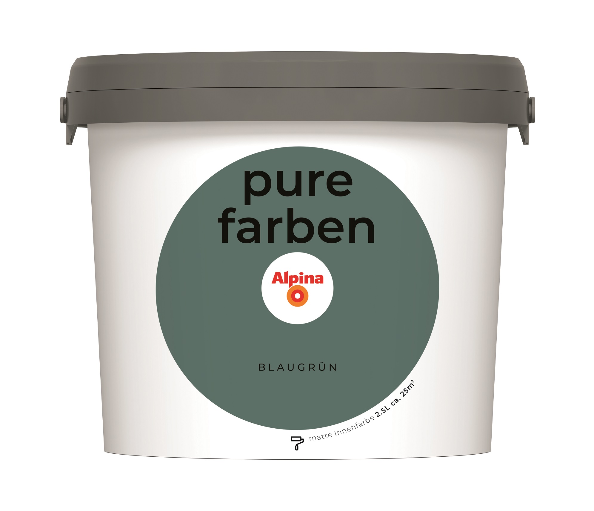 Alpina Pure Farben Blaugrün 2,5L 