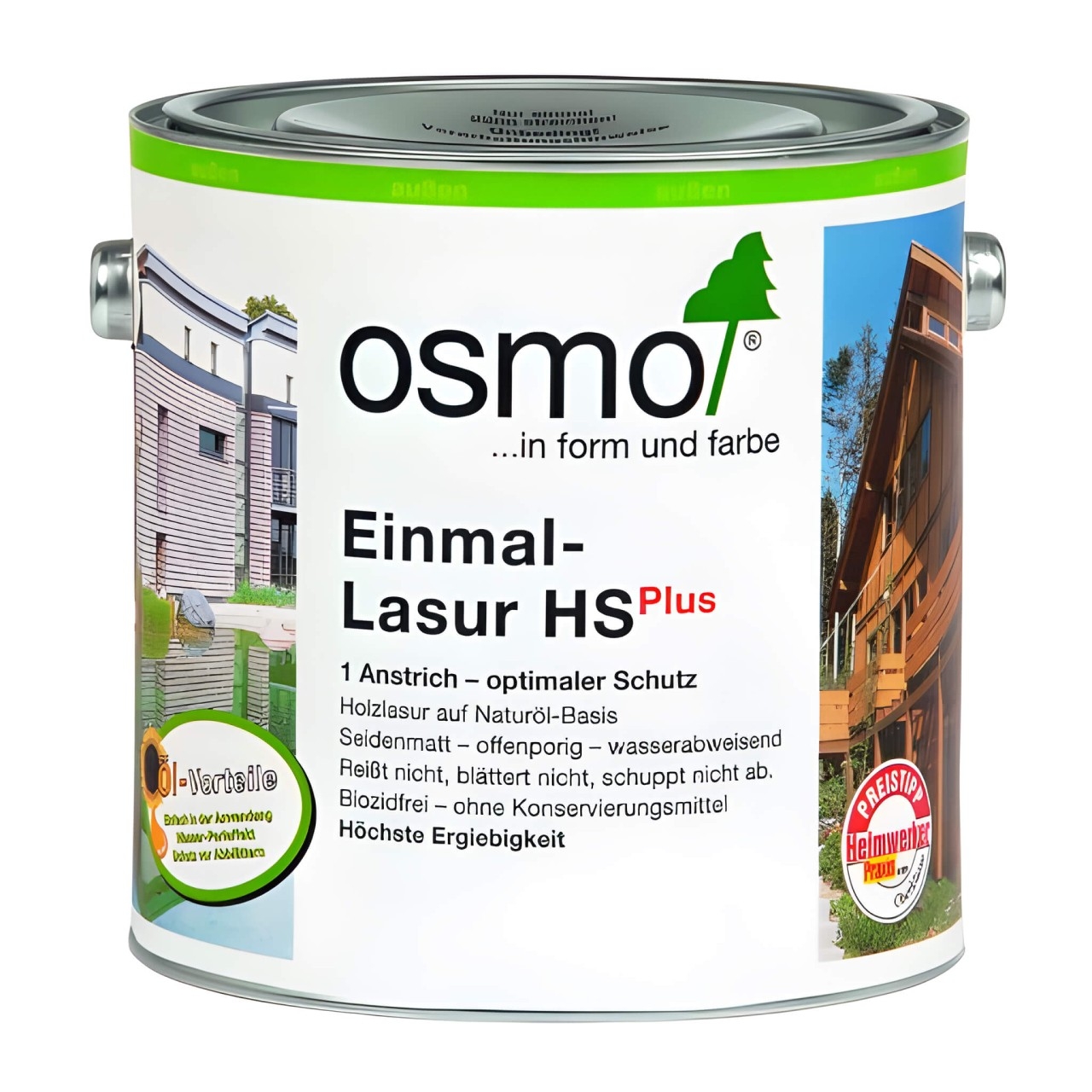 Osmo Einmal Lasur HS Plus Ebenholz – Holzschutz