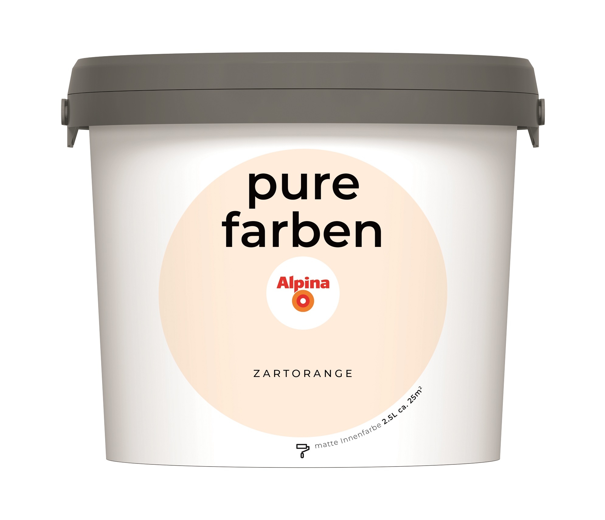 Alpina Pure Farben Zartorange 2,5ltr