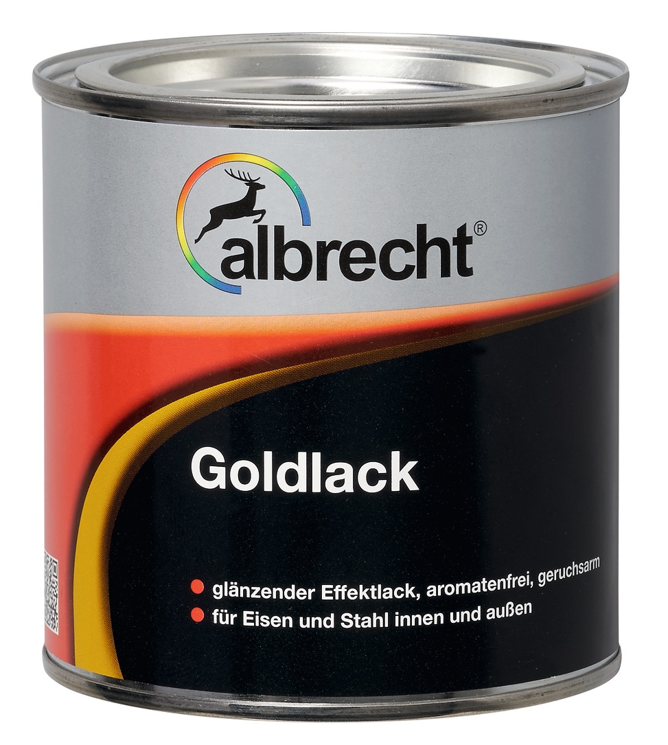 Albrecht® Goldlack 125ml - Metall-Effektlack