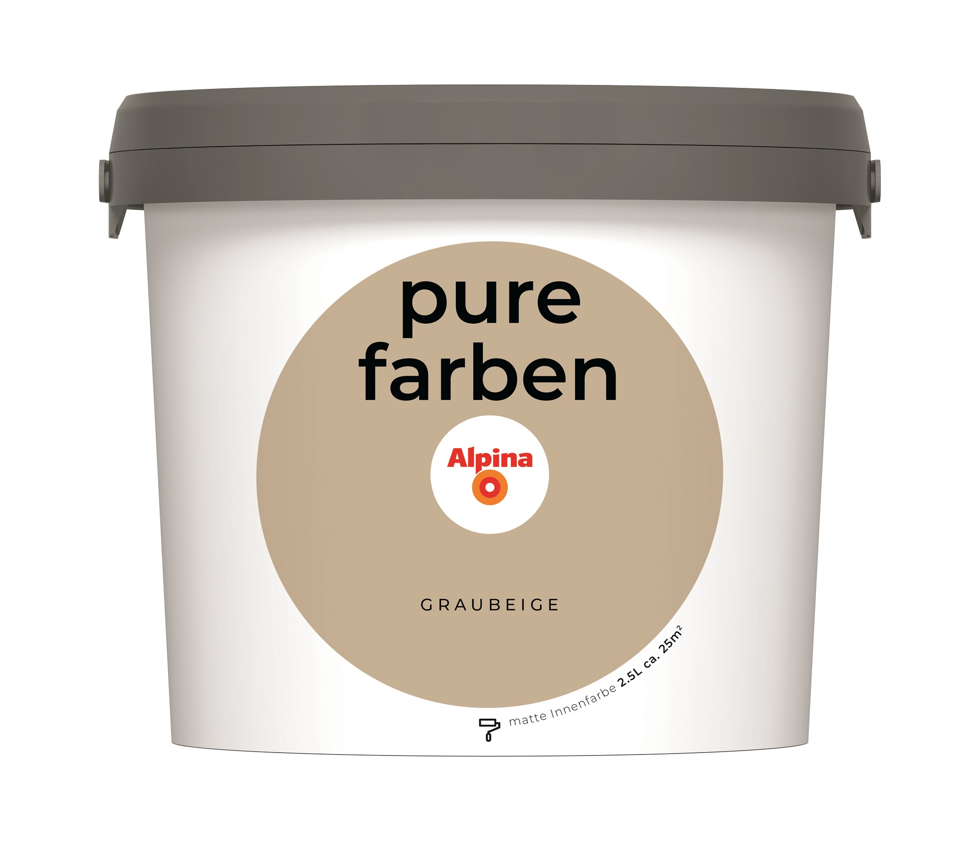 Alpina Pure Farben Graubeige 2,5L