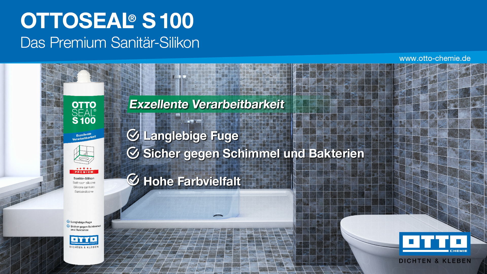 OTTOSEAL® S 100 Premium - Sanitär Silikon