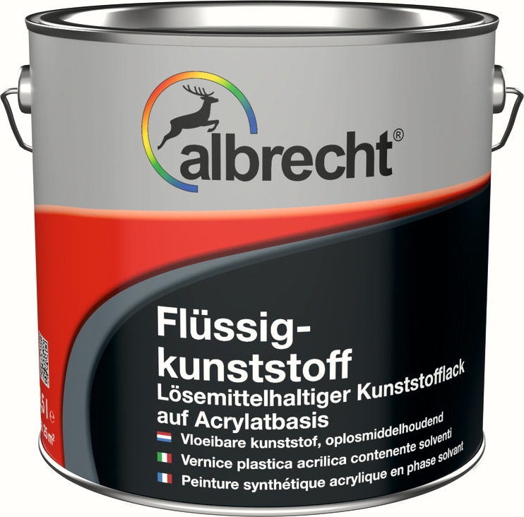 Albrecht® Flüssigkunststoff - Seidenglänzender Kunststofflack für innen & außen
