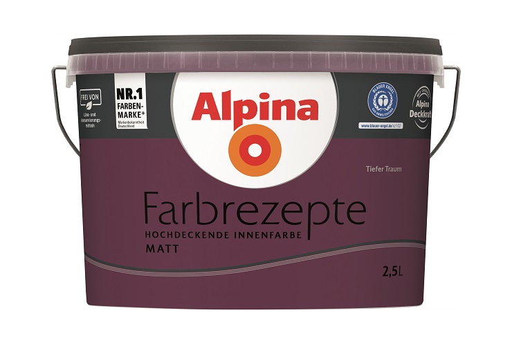 Alpina Farbrezepte Tiefer Traum - Innenfarbe
