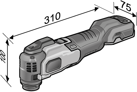 Flex AKTION Akku Multitool MT 18.0 EC + P-Set 22Q #531018