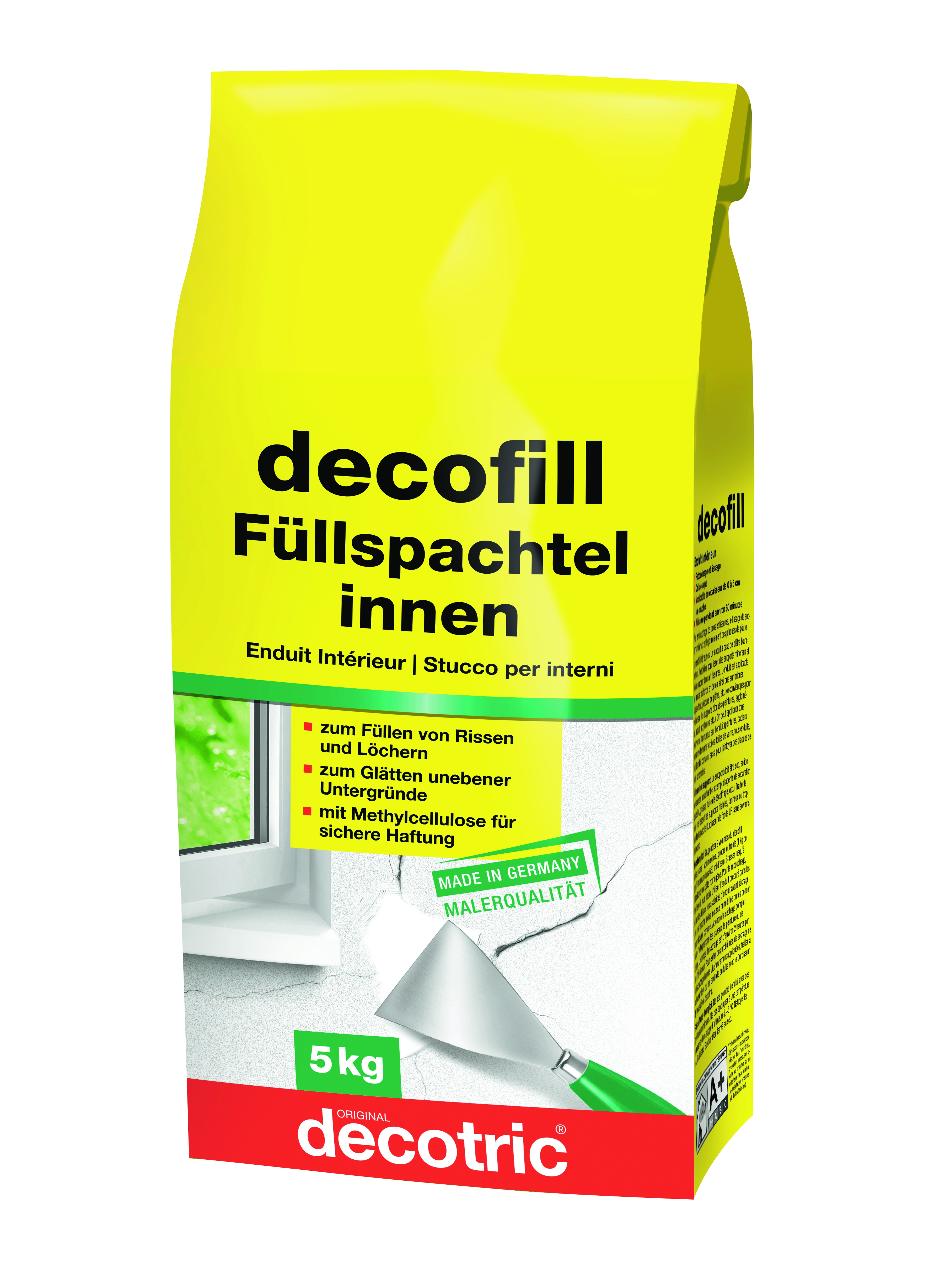 decofill Füllspachtel innen - Gipsspachtelmasse