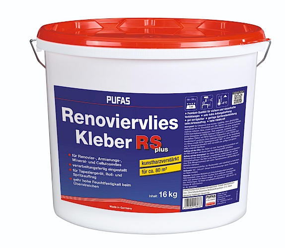 PUFAS Renoviervlies-Kleber RS plus 16 kg – gebrauchsfertiger Vlieskleber