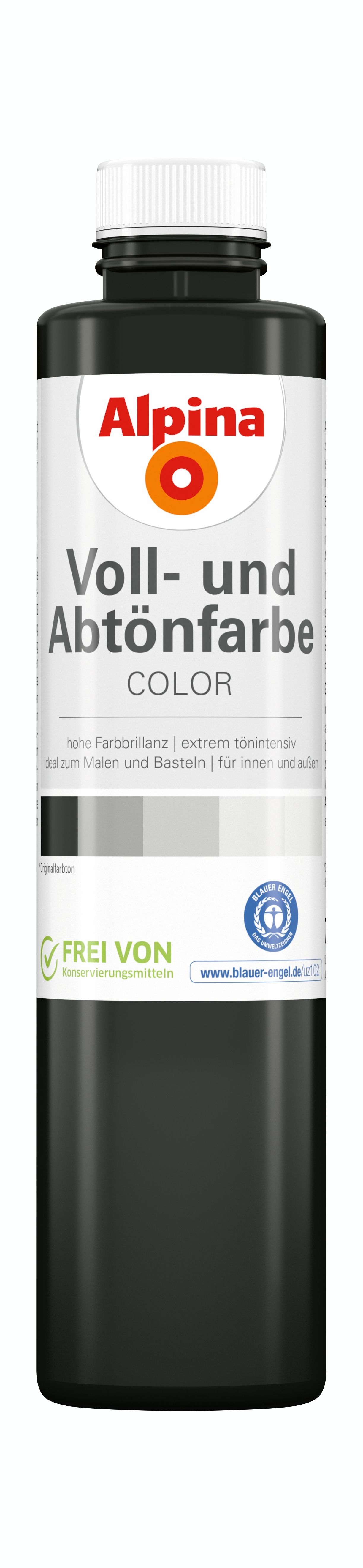 Alpina Color Night Black Voll- und Abtönfarbe