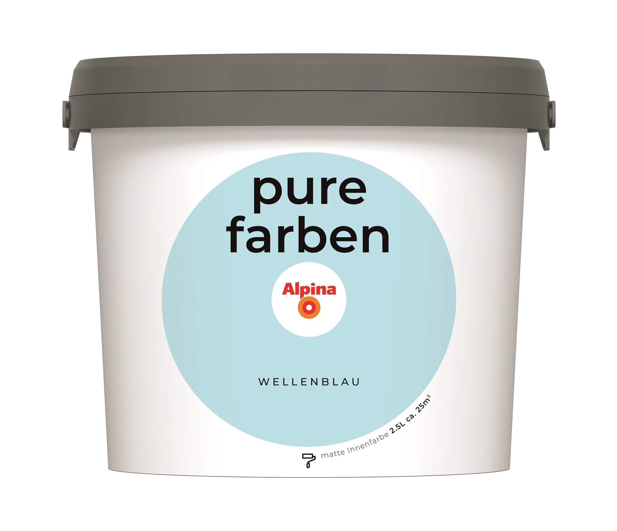 Alpina Pure Farben Wellenblau 2,5ltr