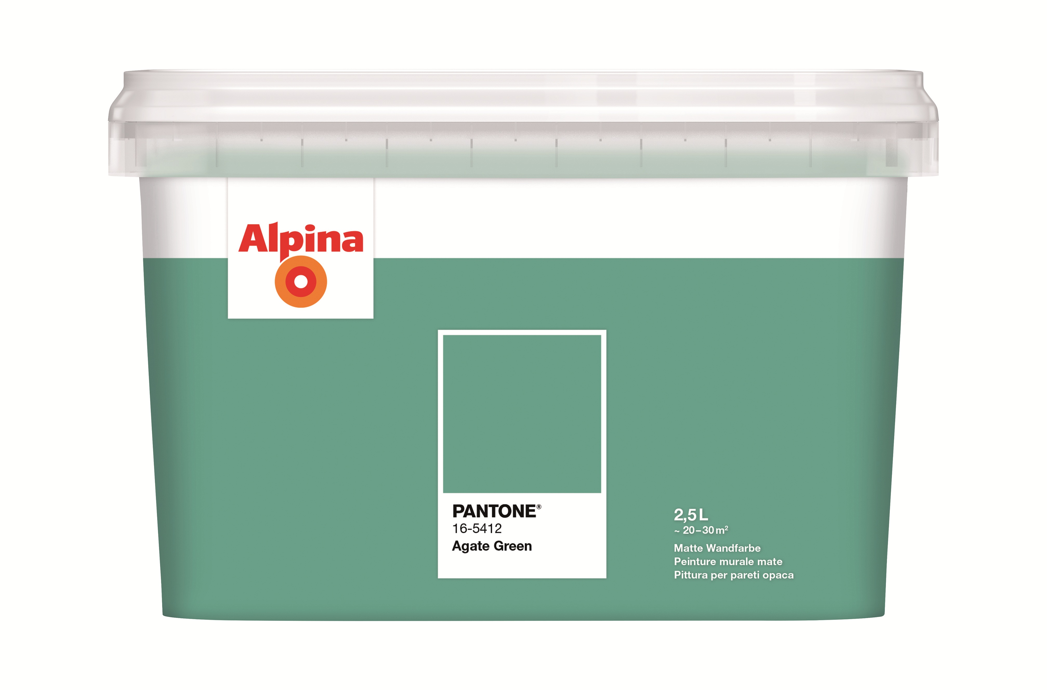 Alpina PANTONE® Agate Green - Wandfarbe 
