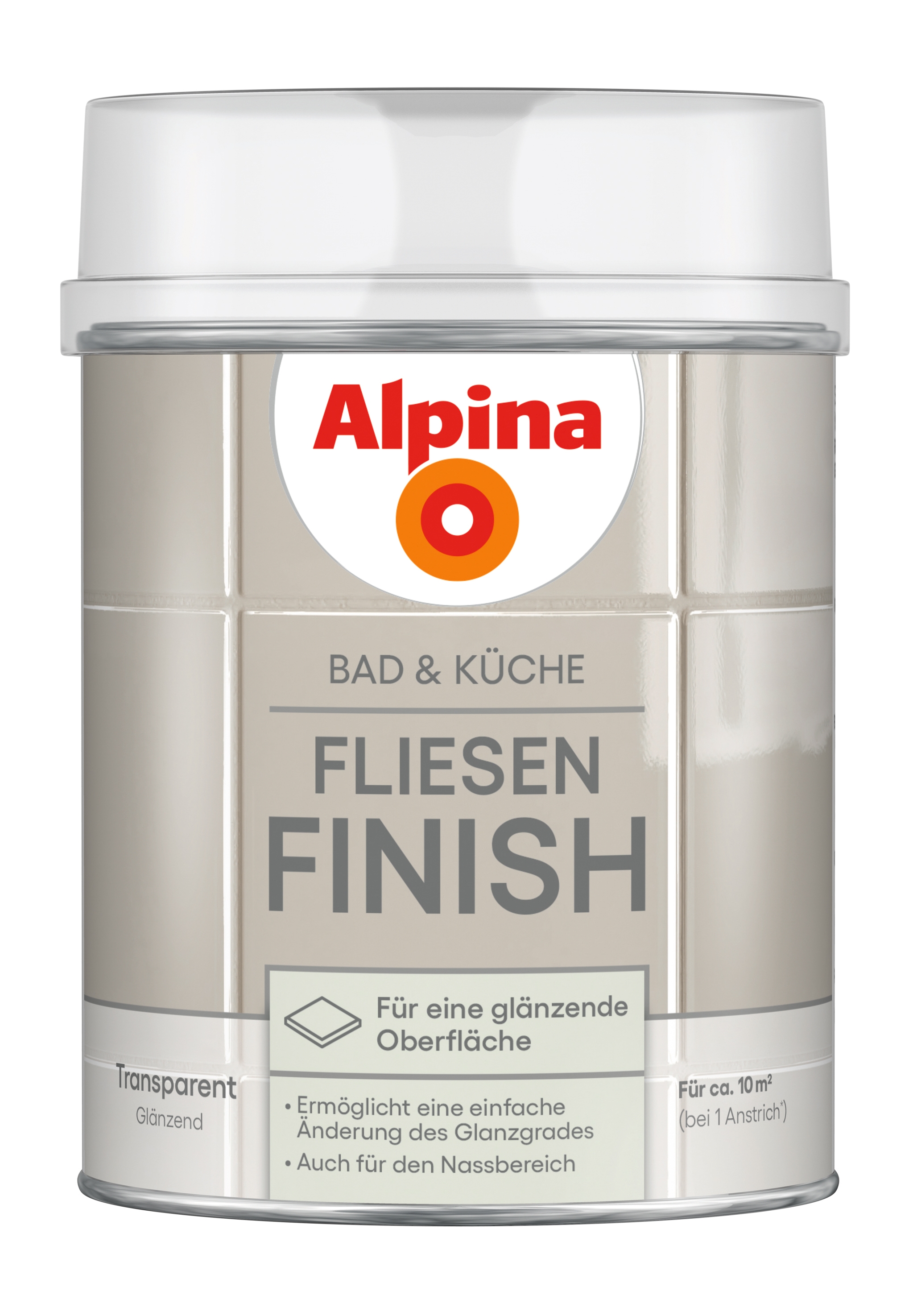 Alpina Bad & Küche Fliesen-Finish 2K glänzend 750ml