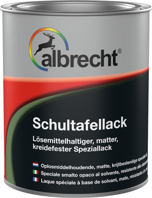 Albrecht® Schultafellack – Matter Tafellack für innen, kreidefest & abwischbar