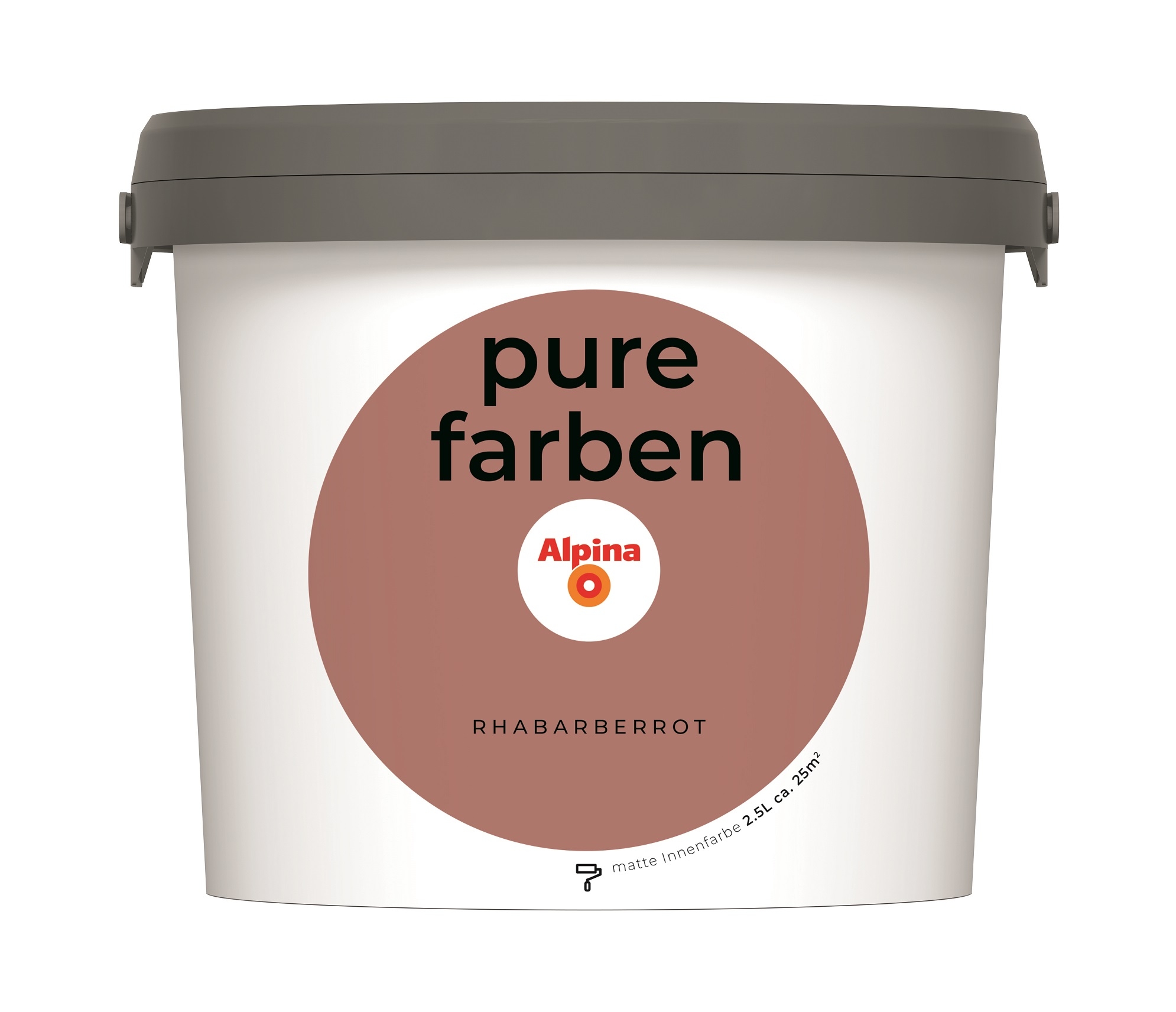 Alpina Pure Farben Rhabarberrot 2,5ltr