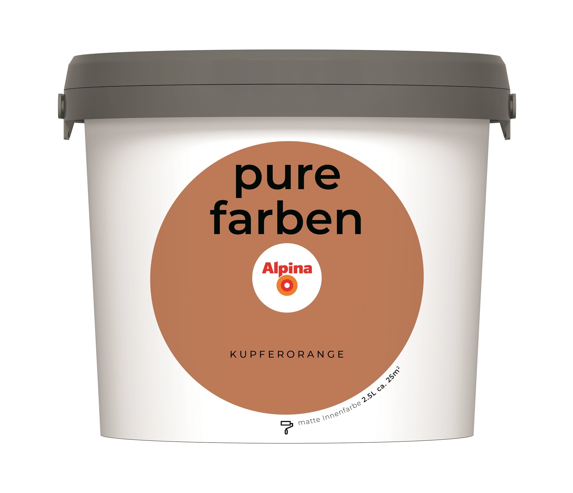 Alpina Pure Farben Kupferorange 2,5ltr