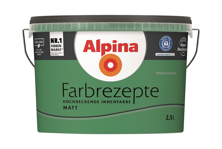 Alpina Farbrezepte Wildes Paradies - Innenfarbe