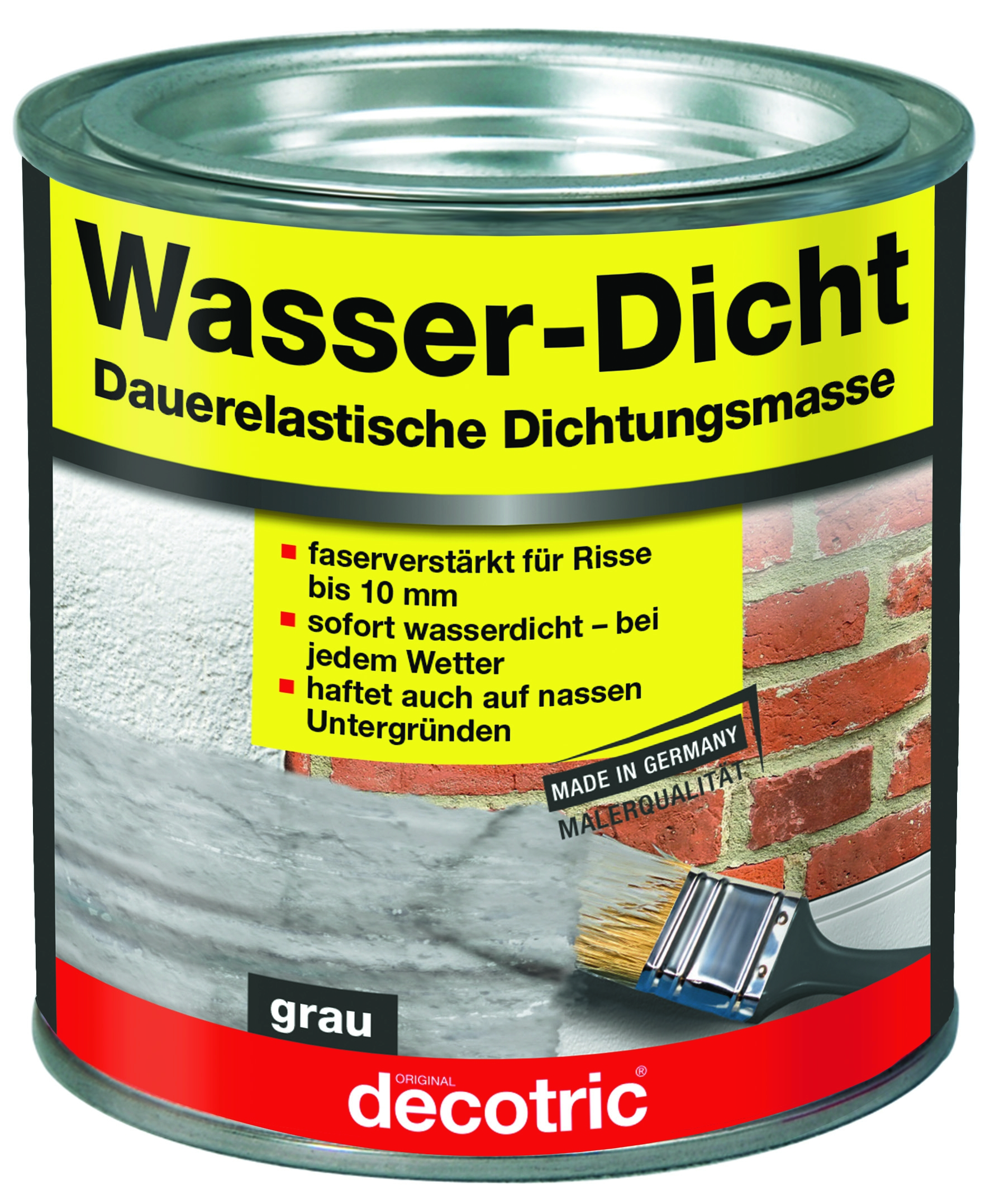 decotric Wasser-Dicht | dauerelastische Dichtungsmasse für Dach und Mauerwerk