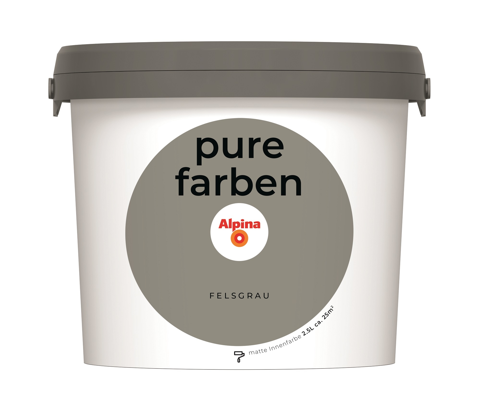 Alpina Pure Farben Felsgrau 2,5ltr