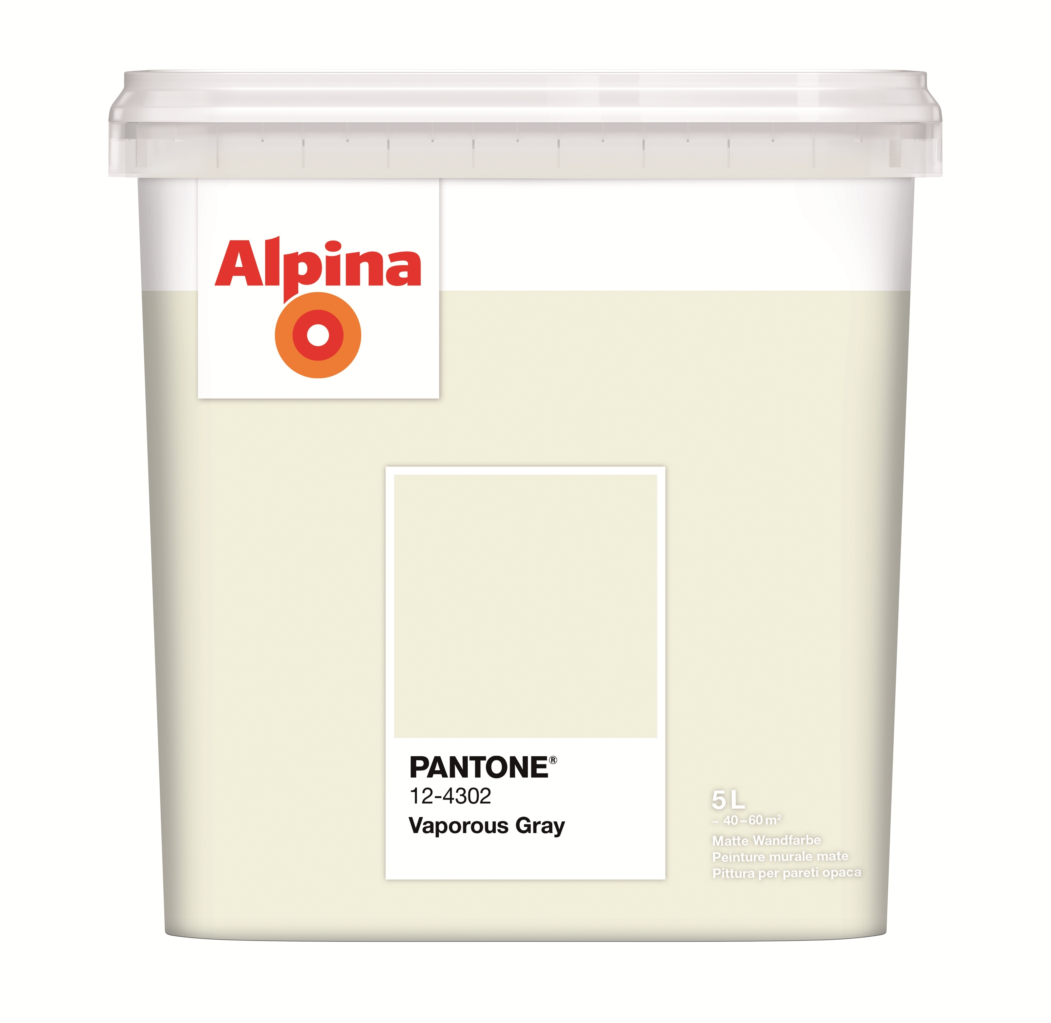 Alpina PANTONE® Vaporous Gray - Wandfarbe