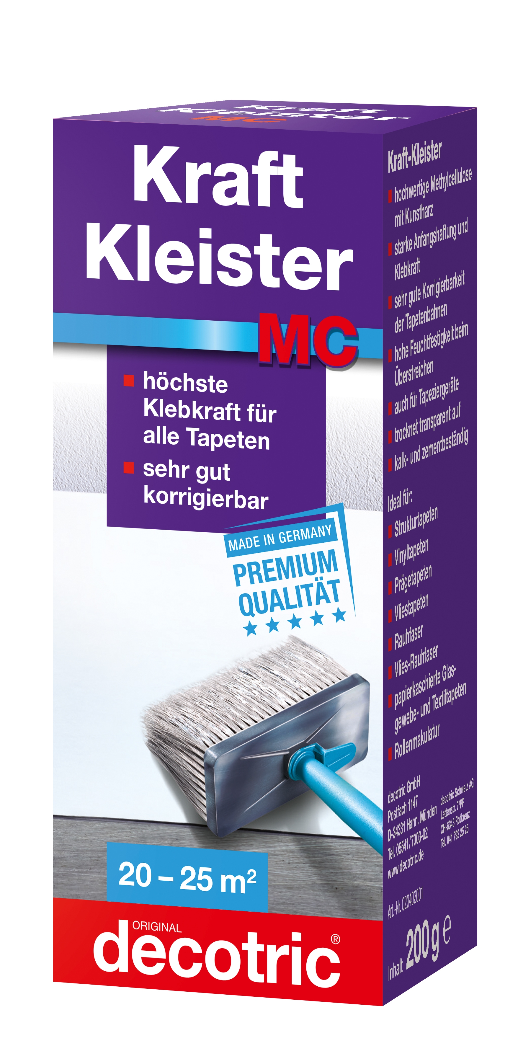 Decotric Rauhfaserkraftkleister 200g