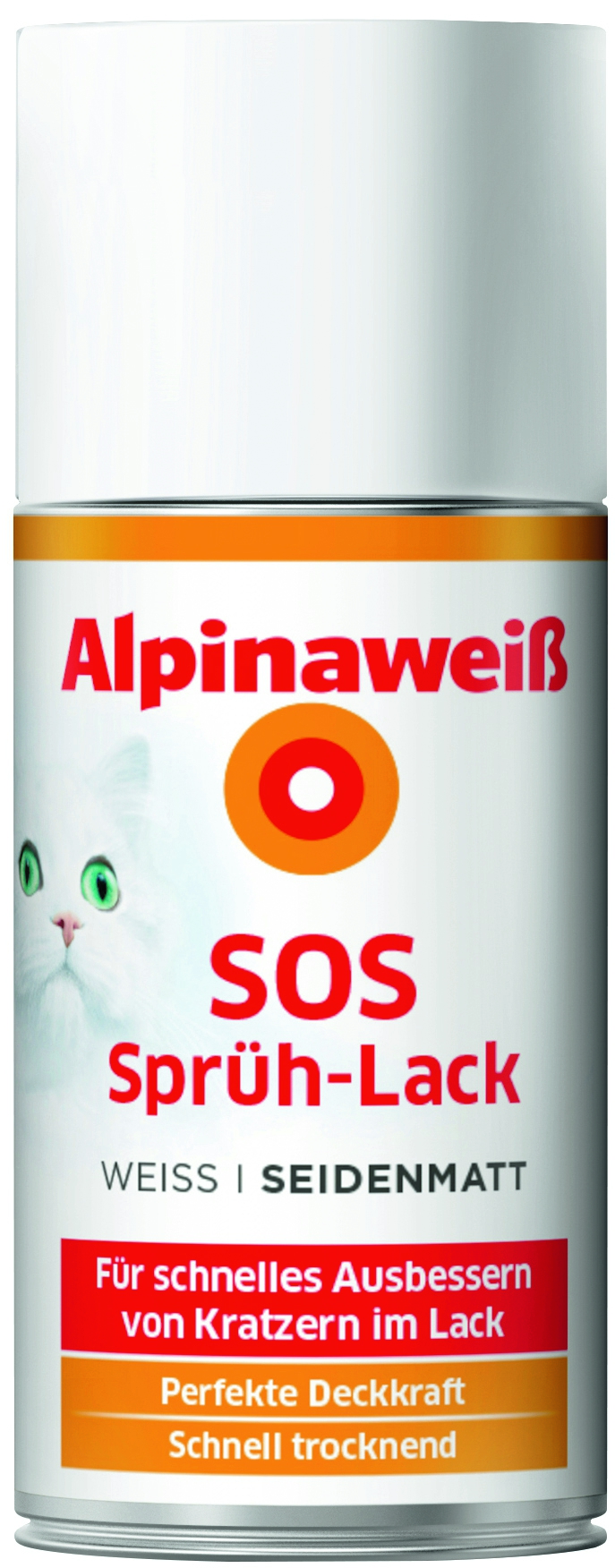 Alpina Alpinaweiß SOS Sprüh Lack seidenmatt 150ml