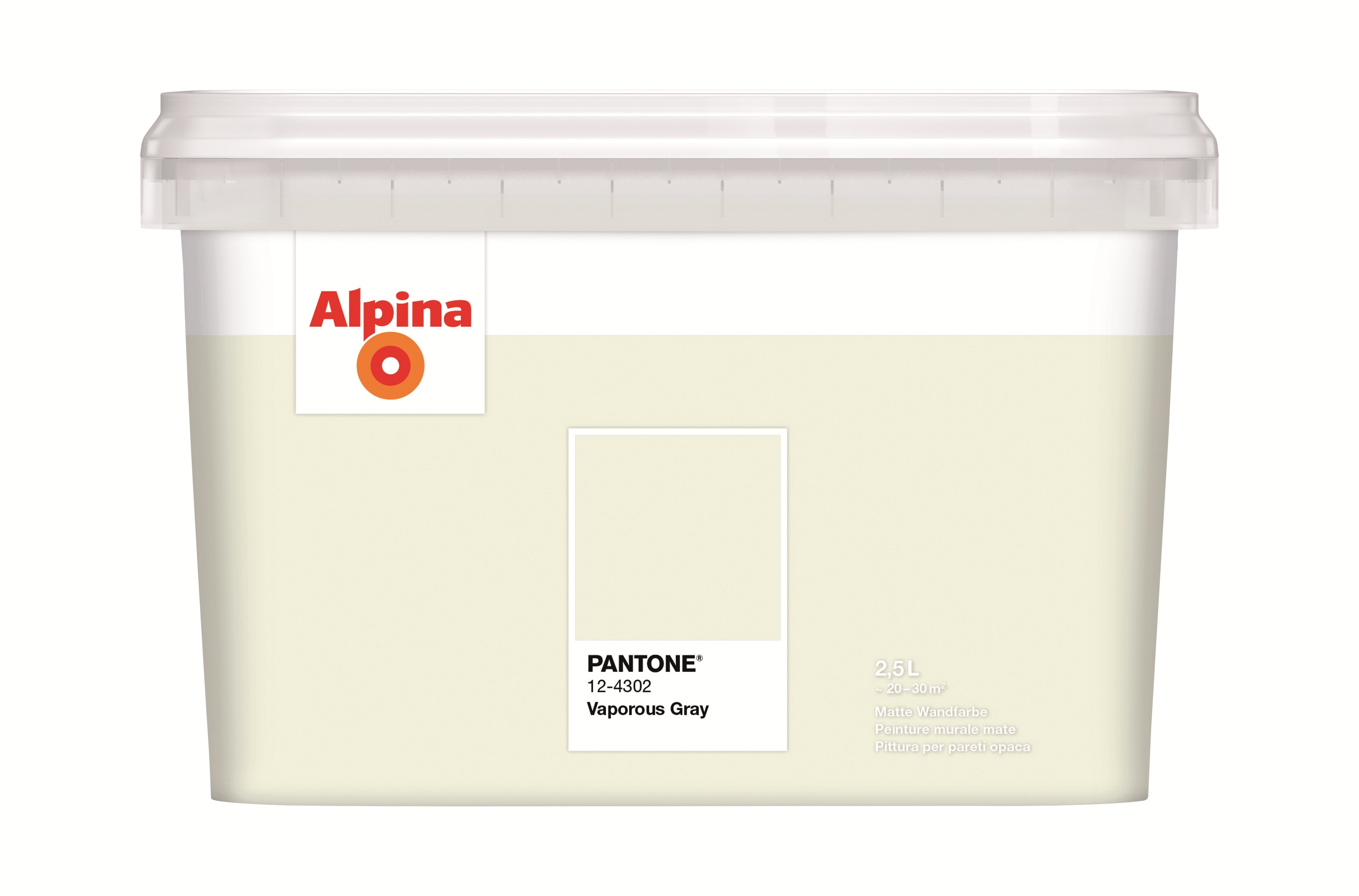 Alpina PANTONE® Vaporous Gray - Wandfarbe