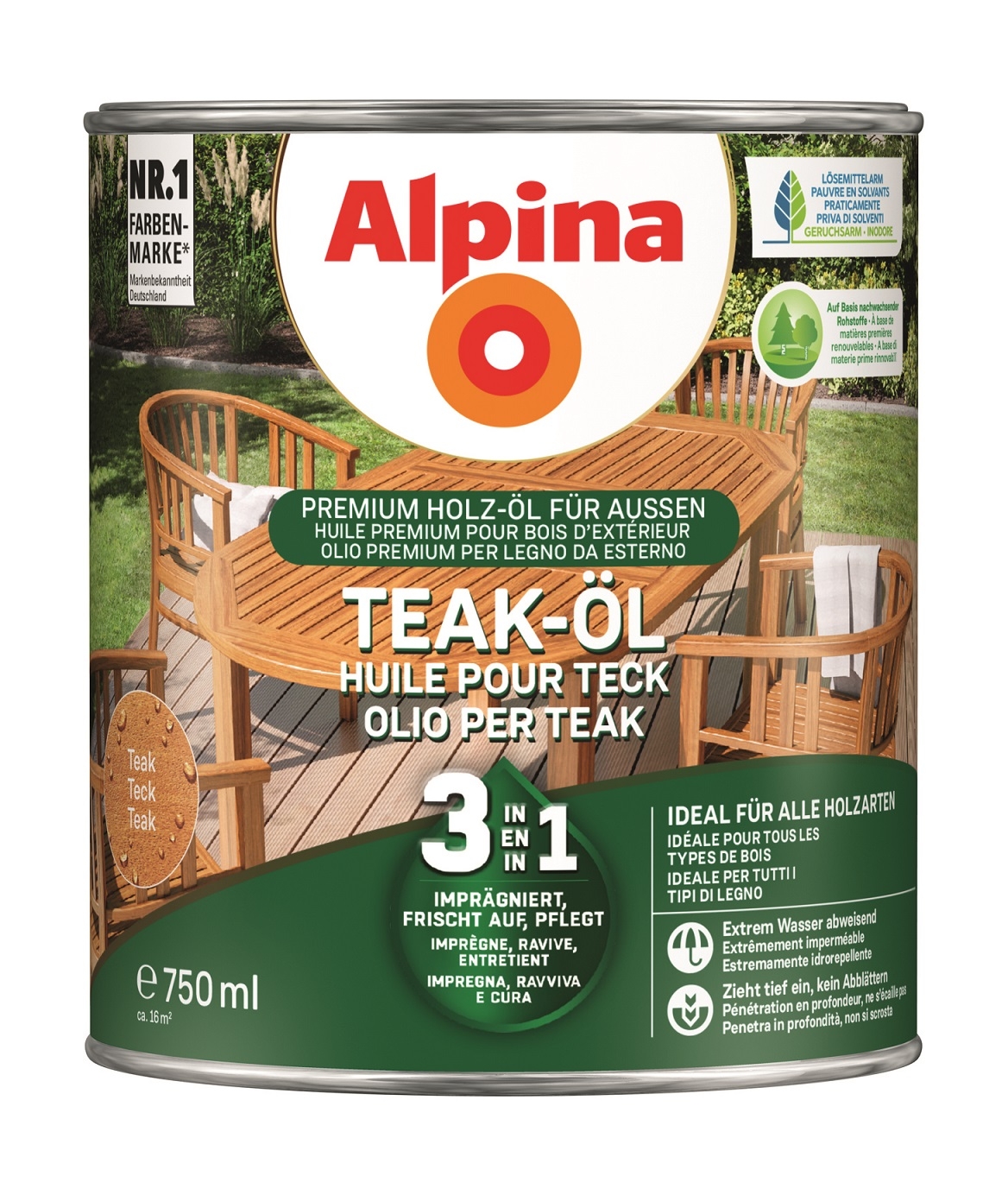 Alpina Holz-Öl - Teak Pflege