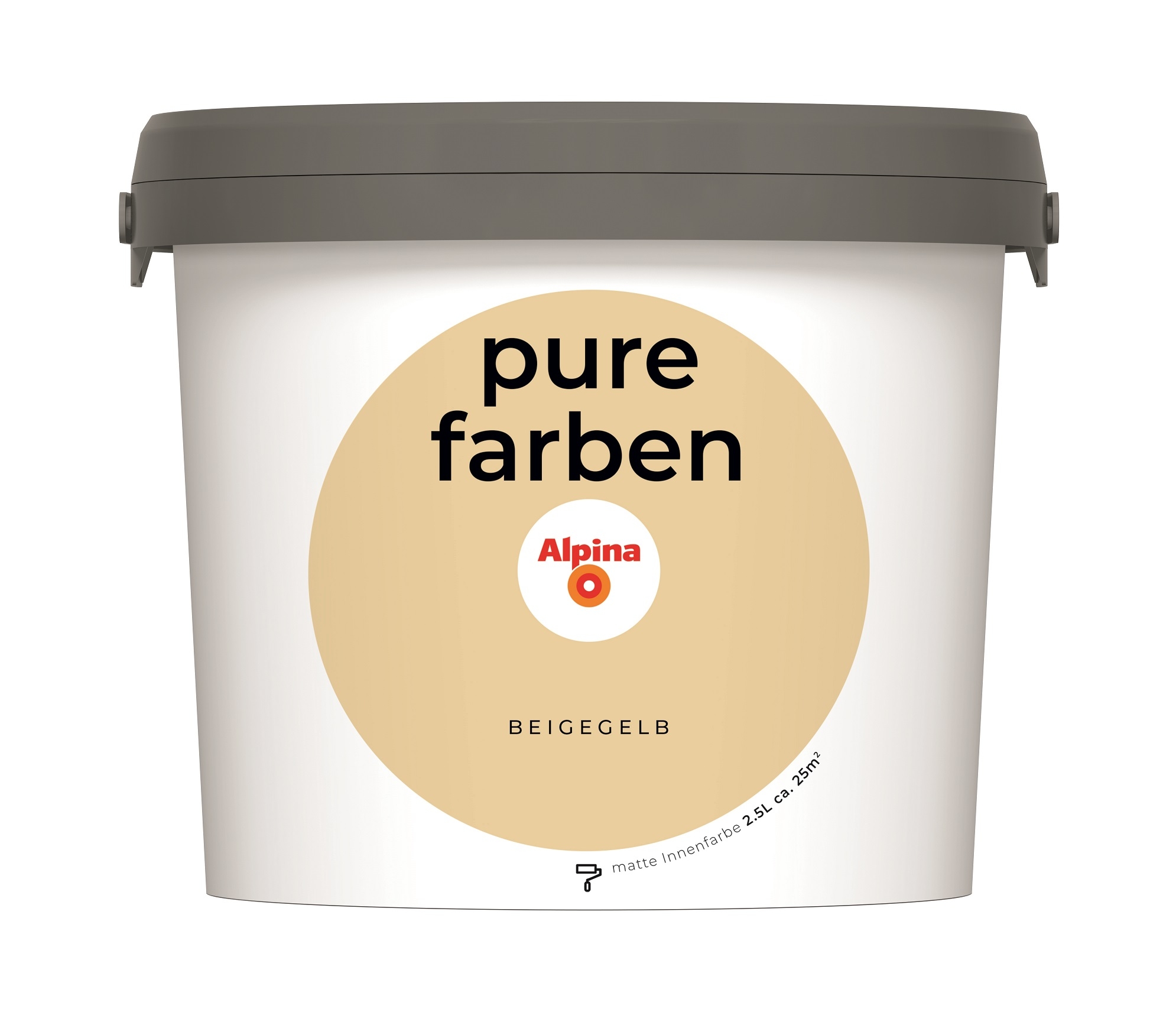 Alpina Pure Farben Beigegelb 2,5ltr
