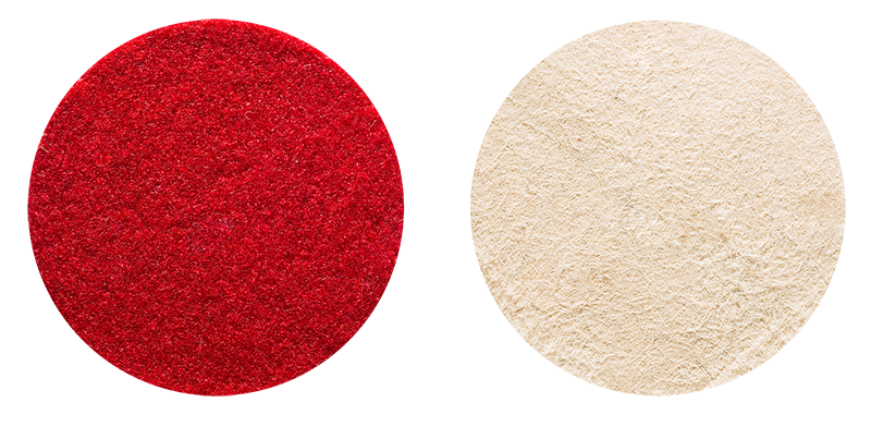 Hardex Polierfilz mit Klettverschluss 125mm rund