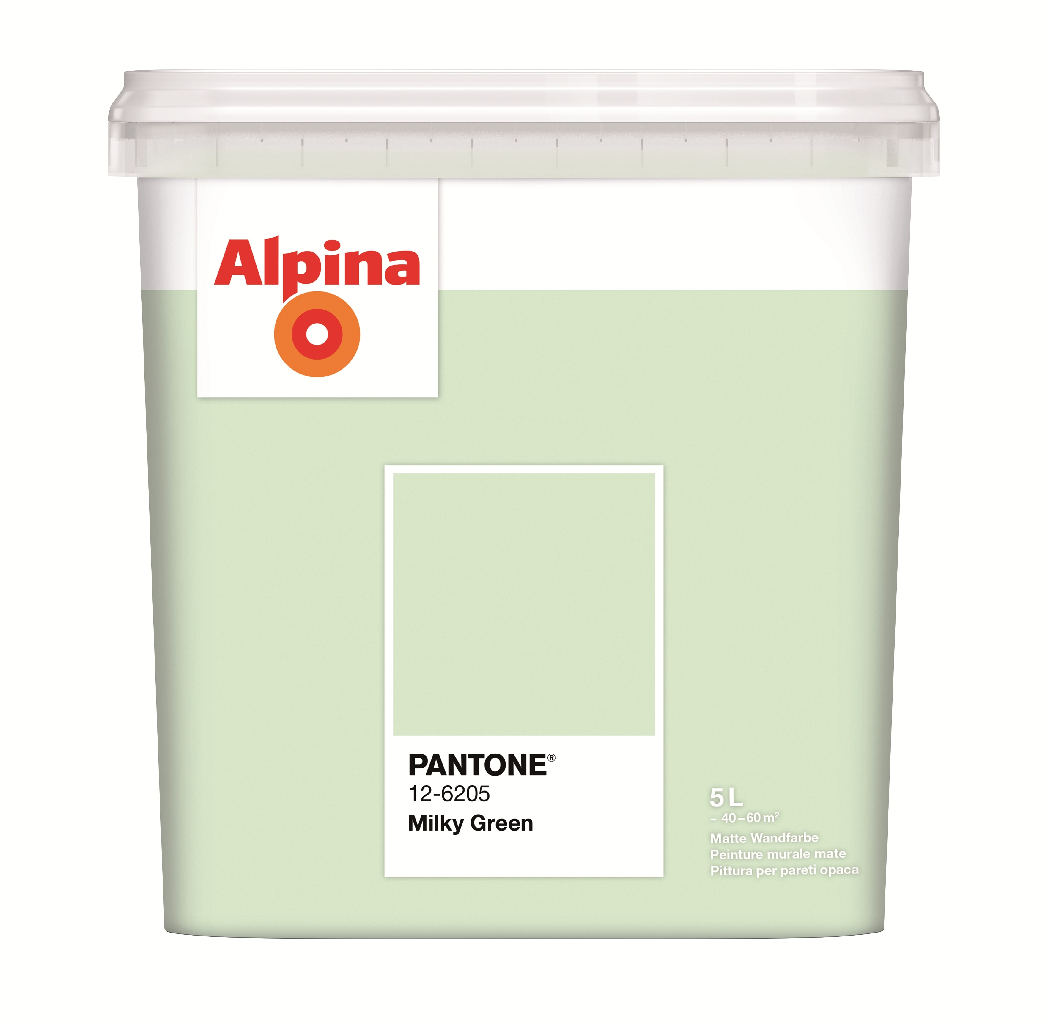 Alpina PANTONE® Milky Green - Wandfarbe