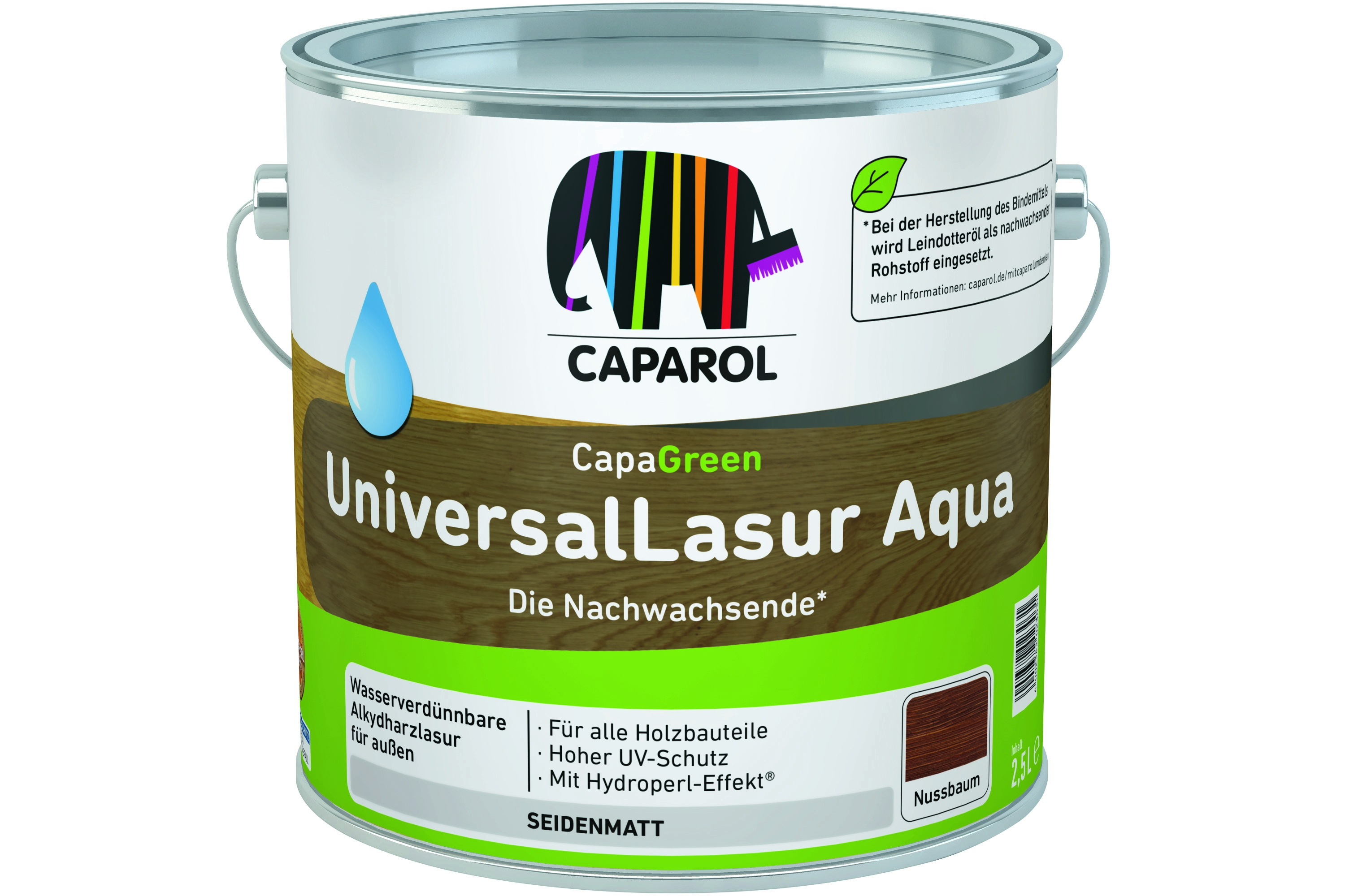 Caparol CapaGreen UniversalLasur Aqua ebenholz