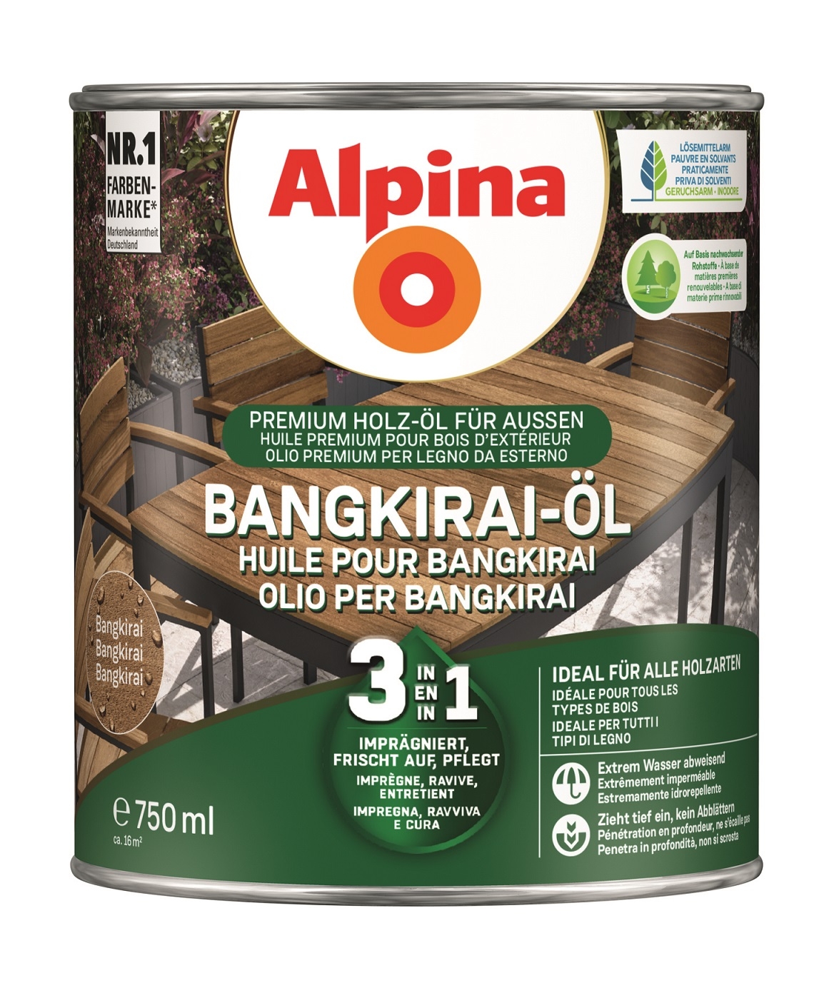 Alpina Holz-Öl - Bangkirai Pflege