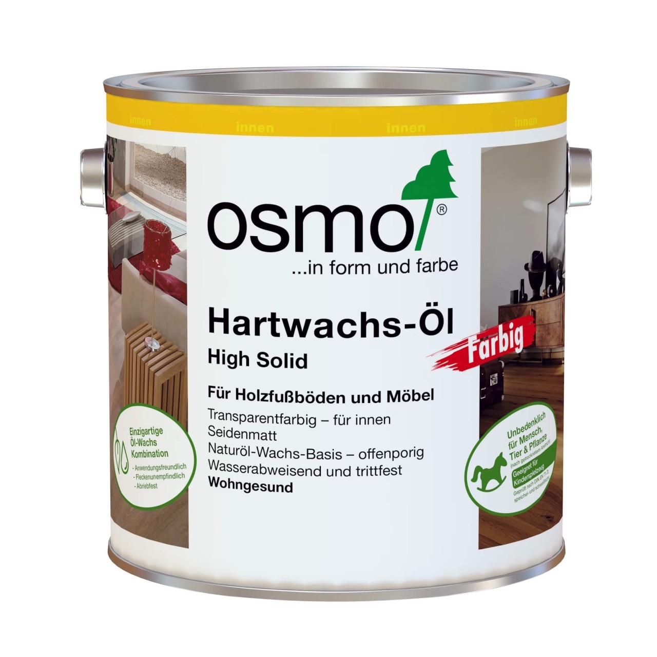 Osmo Hartwachs Öl Farbig – Holz färben & schützen