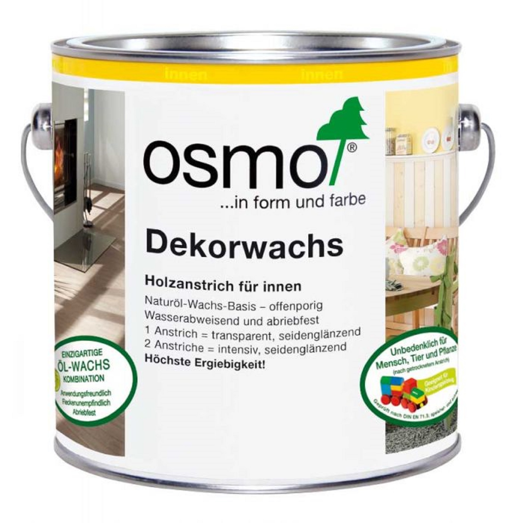 Osmo Dekorwachs farblos – Natürlicher Holzschutz
