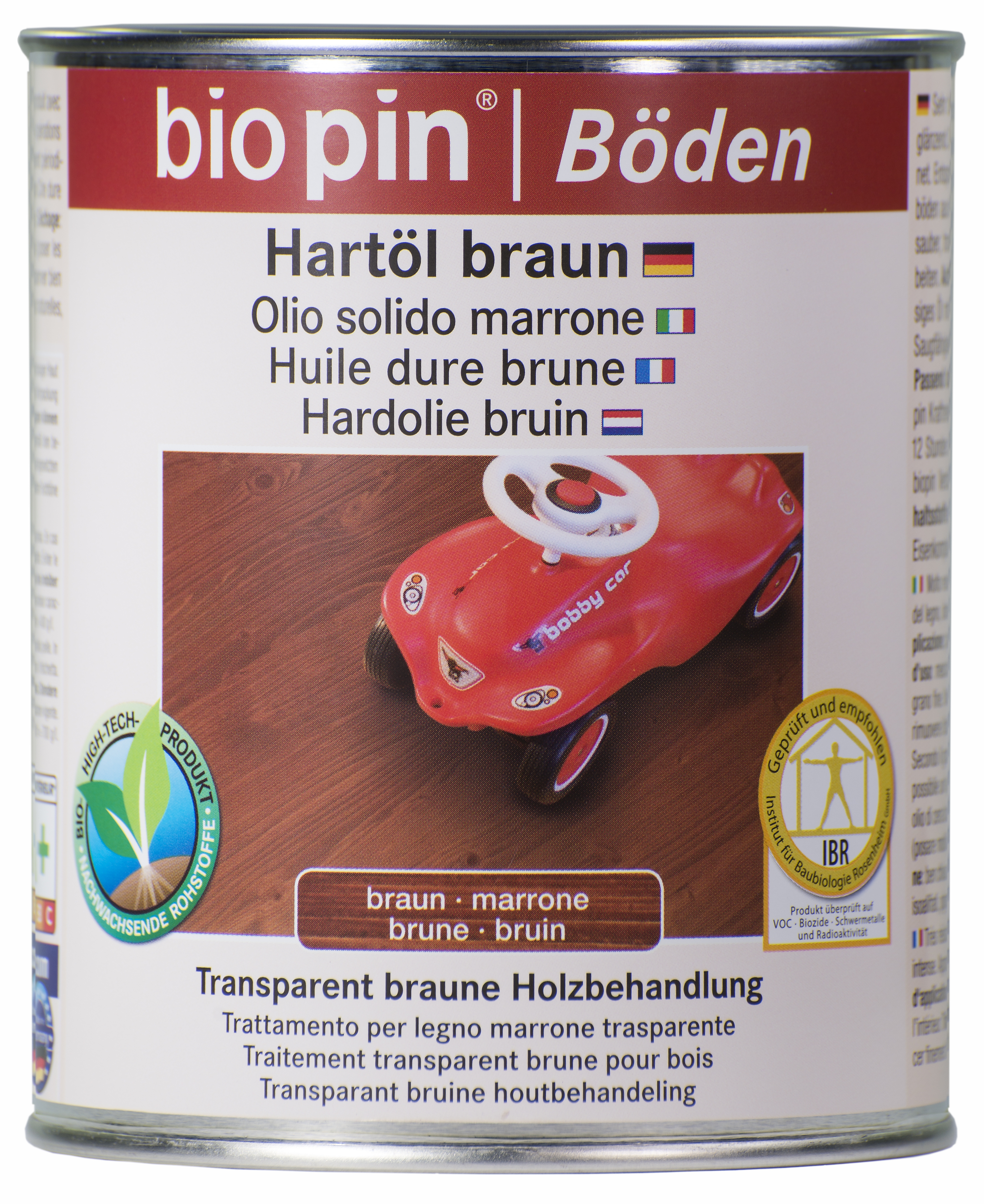 Biopin Hartöl braun seidenglänzend