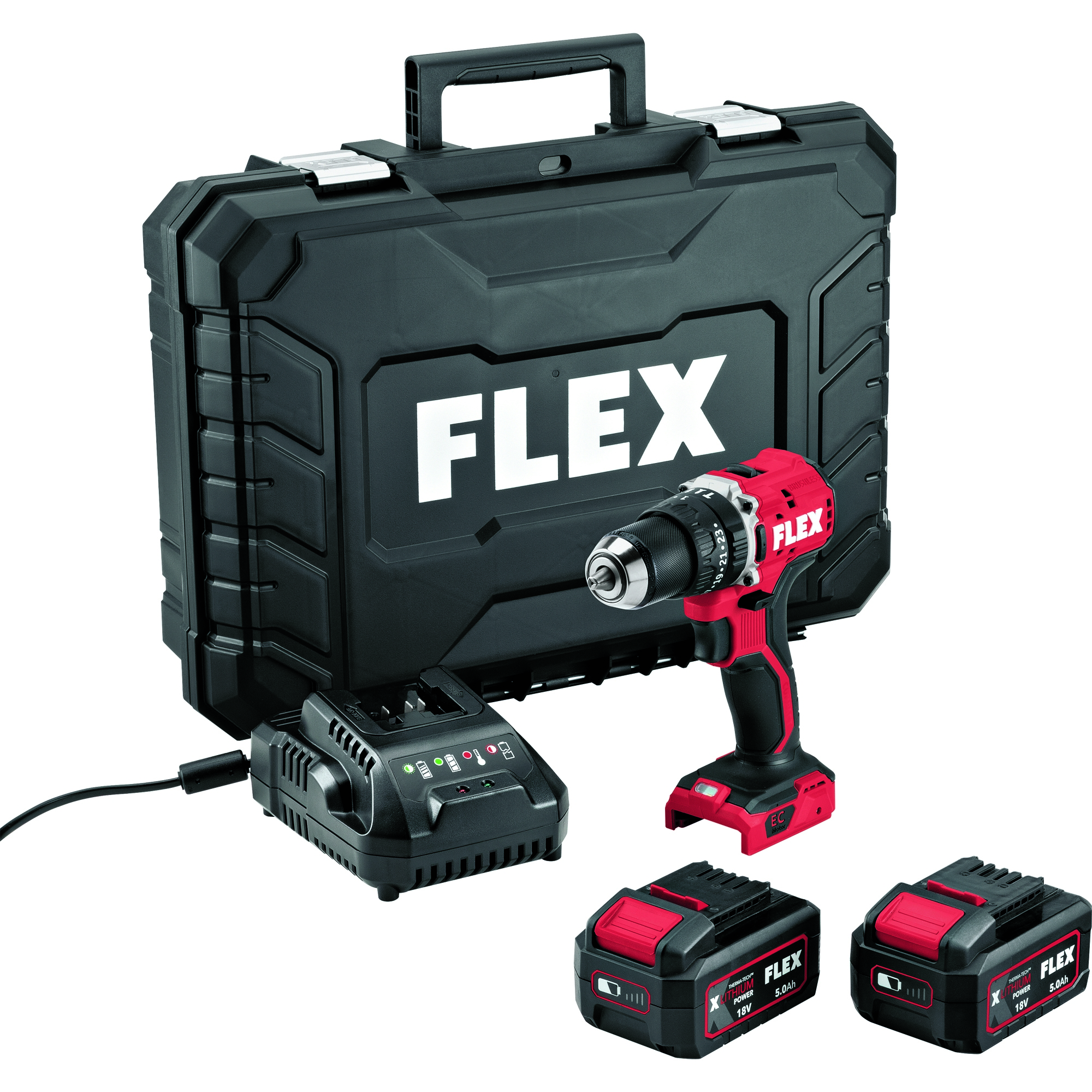 Flex AKTION Akku Schlagbohrschrauber PD 2G 18,0V EC LD / 2.5 Set