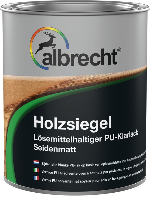 Albrecht® Holzsiegel PU-Klarlack seidenmatt farblos