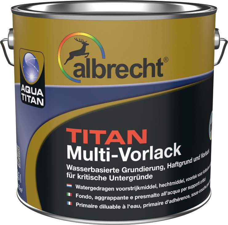 Albrecht® AquaTITAN Multi-Vorlack weiß