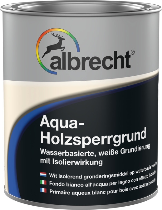 Albrecht® Aqua Holzsperrgrund weiß - Isoliergrund