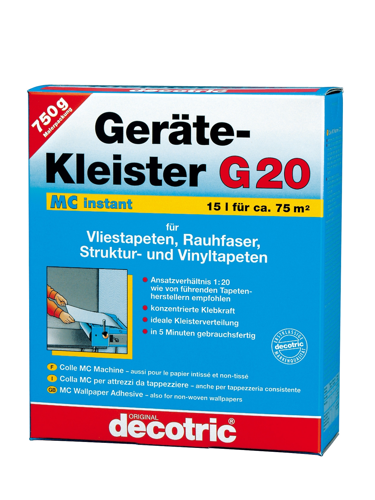 Decotric G20 Gerätekleister 750g - Kunstharzverstärkt
