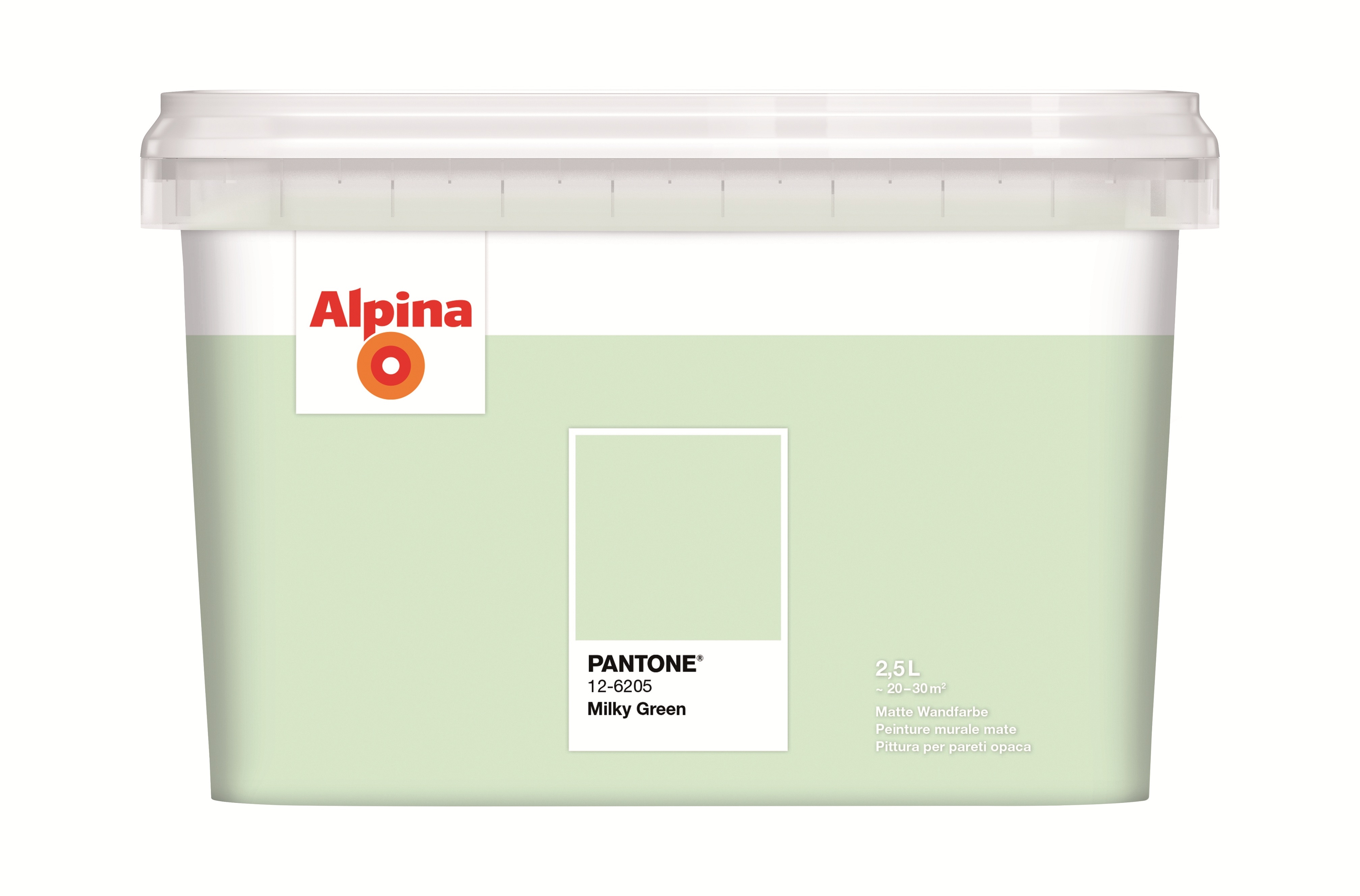 Alpina PANTONE® Milky Green - Wandfarbe