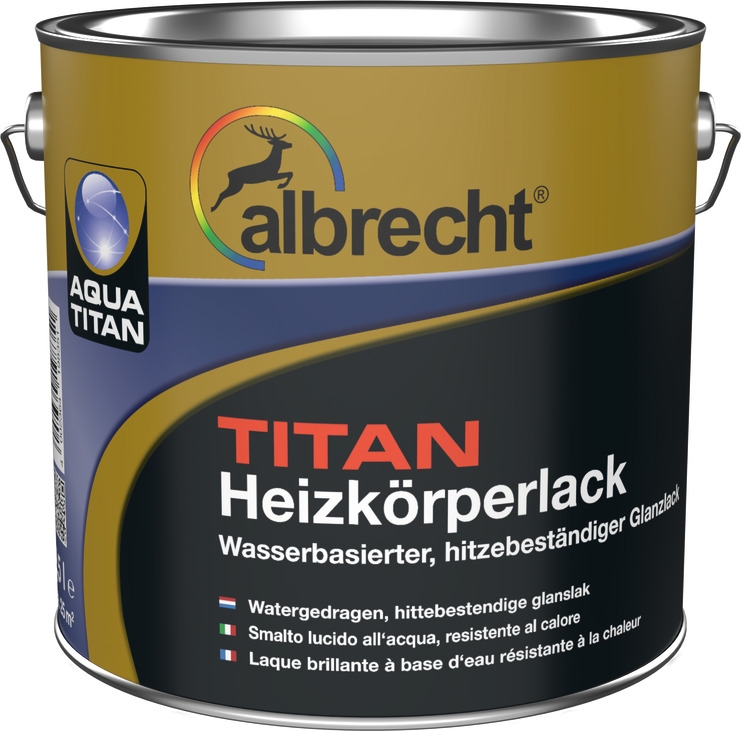 Albrecht® AquaTITAN Heizkörperlack reinweiß