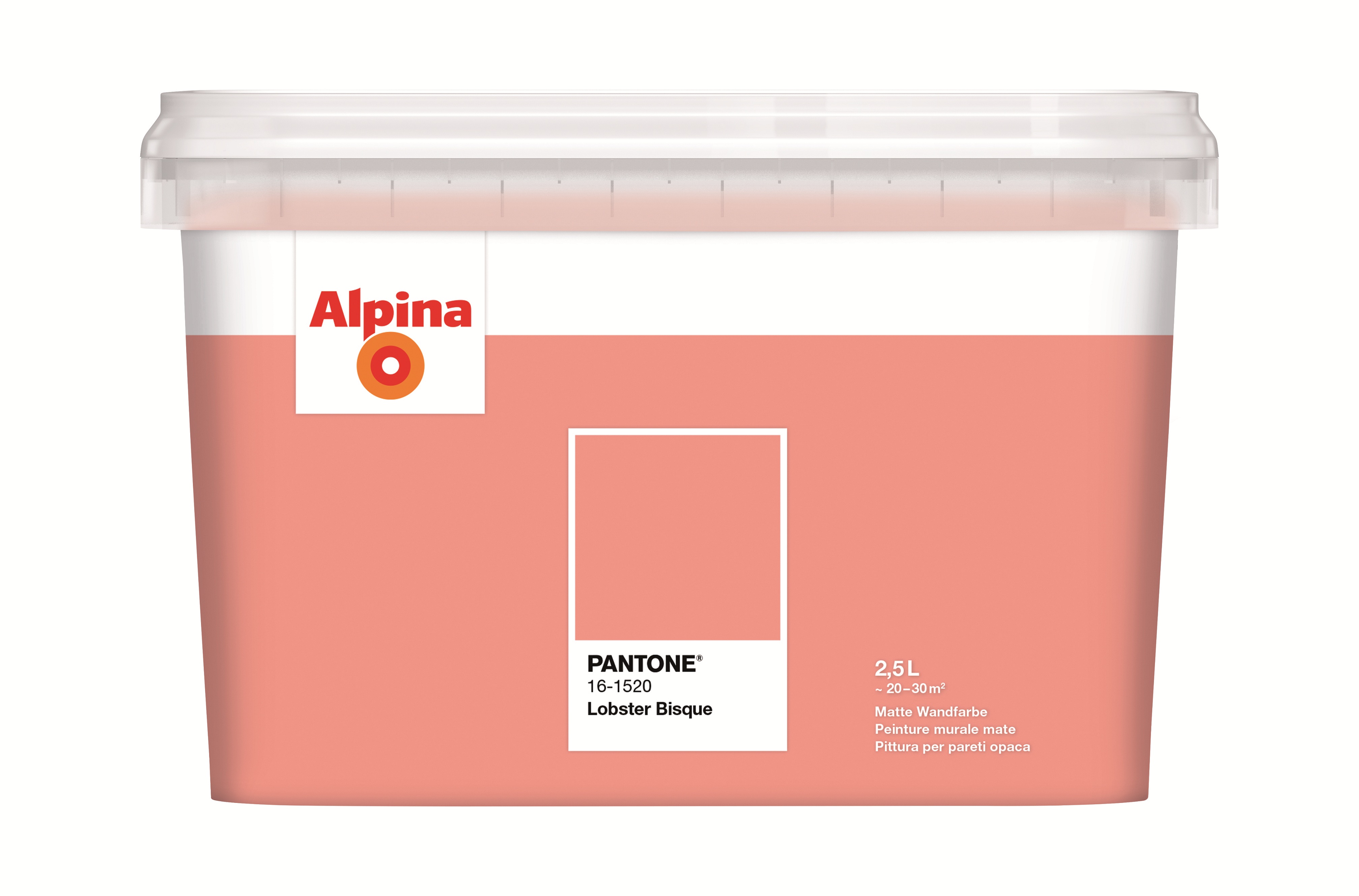 Alpina PANTONE® Lobster Bisque - Wandfarbe 