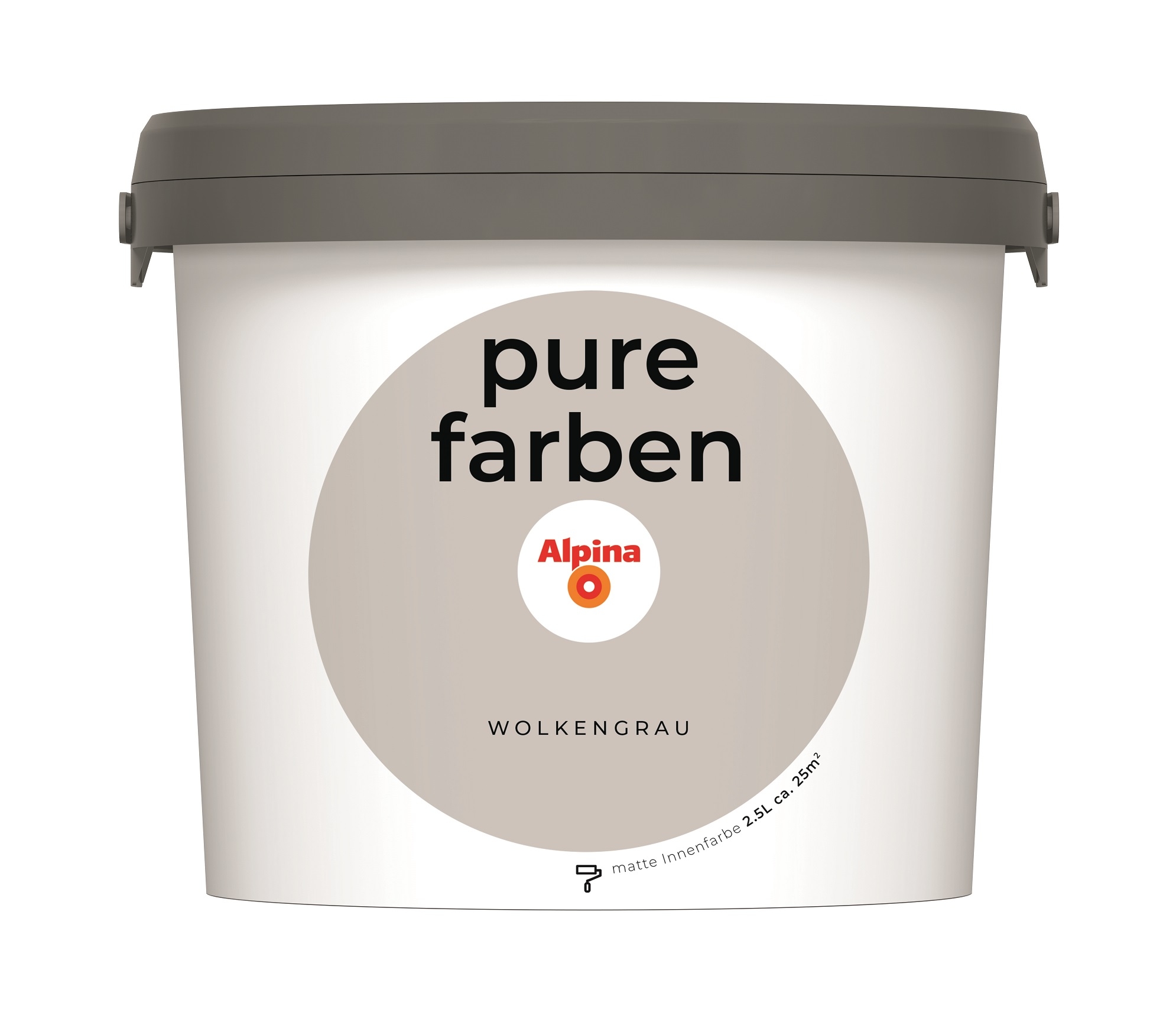 Alpina Pure Farben Wolkengrau 2,5ltr